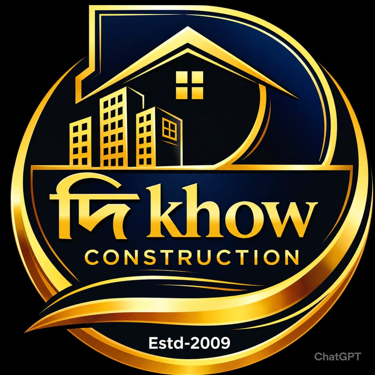 Dikhow Construction logo